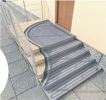 Укладка нагревательного кабеля vcd25