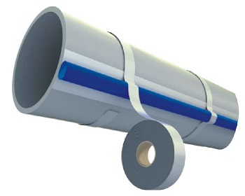 Вариант монтажа кабеля к пластиковой трубе