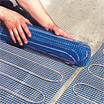 Монтаж кабеля теплого пола