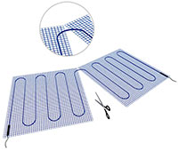 Как правильно резать нагревательный мат